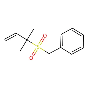 2-Methylbut-3-en-2-ylsulfonylmethylbenzene structure