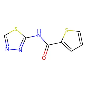 N-(1,3,4-thiadiazol-2-yl)thiophene-2-carboxamide structure
