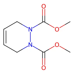 Dimethyl 3,6-dihydropyridazine-1,2-dicarboxylate structure