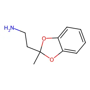 2-甲基-1,3-苯并二恶茂-2-乙胺 structure