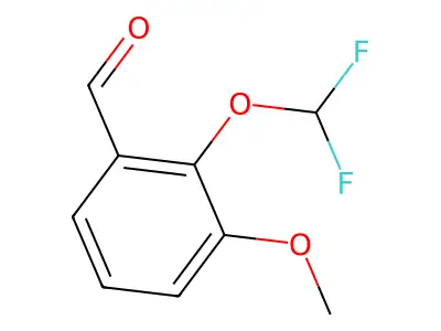 2-Difluoromethoxy-3-methoxy-benzaldehyde structure
