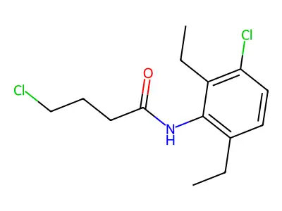 4-chloro-N-(3-chloro-2,6-diethylphenyl)butanamide structure