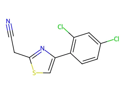 2-[4-(2,4-Dichlorophenyl)-1,3-thiazol-2-yl]acetonitrile structure
