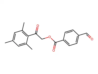 [2-Oxo-2-(2,4,6-trimethylphenyl)ethyl] 4-formylbenzoate structure