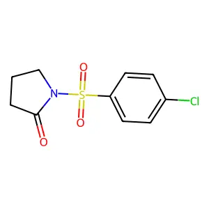 2-Pyrrolidinone, 1-((4-chlorophenyl)sulfonyl)- structure