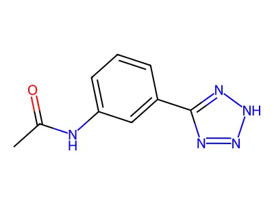 N-(3-(2H-Tetrazol-5-yl)phenyl)acetamide structure