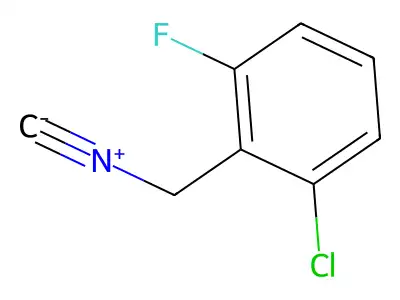 1-Chloro-3-fluoro-2-(isocyanomethyl)benzene structure
