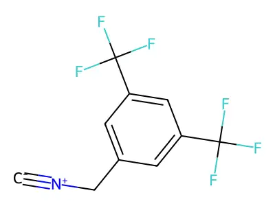 3,5-Bis(trifluoromethyl)benzylisocyanide structure