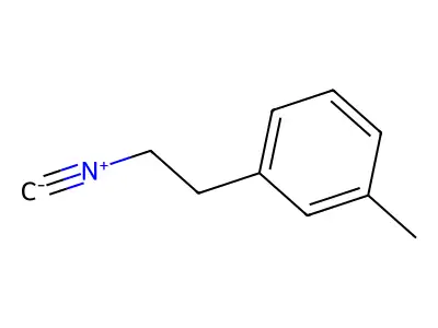 1-(2-Isocyanoethyl)-3-methylbenzene structure