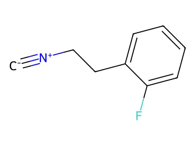 1-Fluoro-2-(2-isocyanoethyl)benzene structure