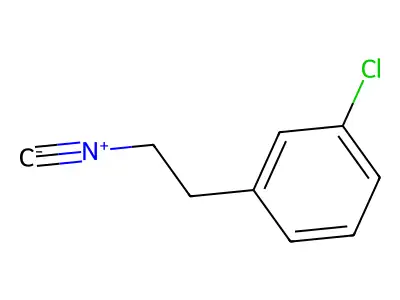 2-(3-Chlorophenyl)ethylisocyanide structure
