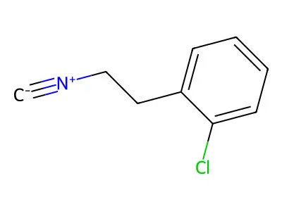 1-Chloro-2-(2-isocyanoethyl)benzene structure