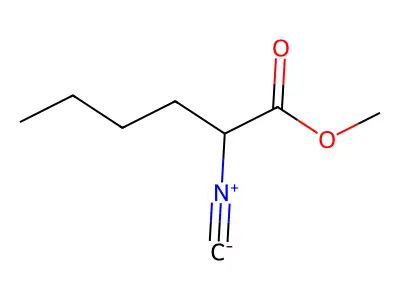 Methyl 2-isocyanohexanoate structure