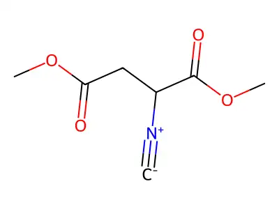 2-Isocyanosuccinic acid dimethyl ester structure
