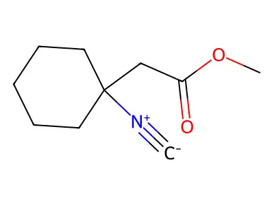 Methyl 1-isocyanocyclohexaneacetate structure