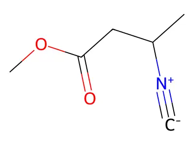 Methyl 3-isocyanobutanoate structure
