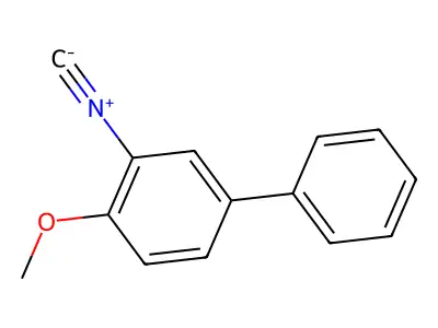 3-Isocyano-4-methoxybiphenyl structure