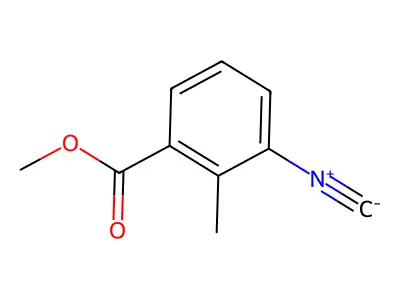 Methyl-3-isocyano-2-methylbenzoate structure