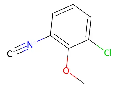 1-Chloro-3-isocyano-2-methoxybenzene structure