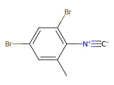 2,4-Dibromo-6-methylphenylisocyanide structure