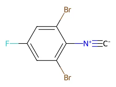 2,6-Dibromo-4-fluorophenylisocyanide structure