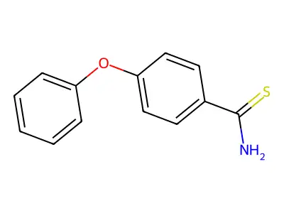 4-Phenoxythiobenzamide structure