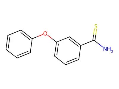 3-Phenoxybenzene-1-carbothioamide structure