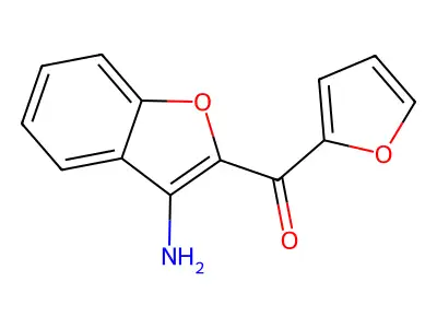 (3-Amino-1-benzofuran-2-yl)(2-furyl)methanone structure