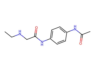 N-(4-acetamidophenyl)-2-(ethylamino)acetamide structure