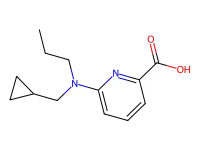 6-((Cyclopropylmethyl)(propyl)amino)picolinic acid structure