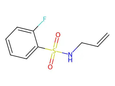 2-fluoro-N-(prop-2-en-1-yl)benzene-1-sulfonamide structure