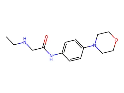 2-(ethylamino)-N-[4-(morpholin-4-yl)phenyl]acetamide structure