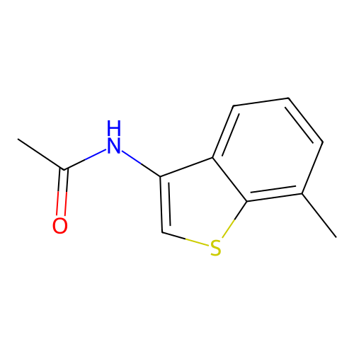 N-(7-Methylbenzo(b)thien-3-yl)acetamide structure