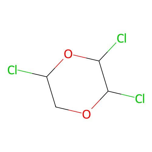 2,3,5-Trichloro-1,4-dioxane structure