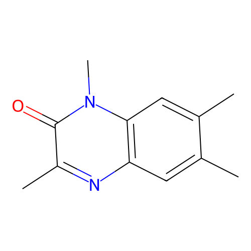 1,3,6,7-tetramethyl-2(1H)-quinoxalinone structure