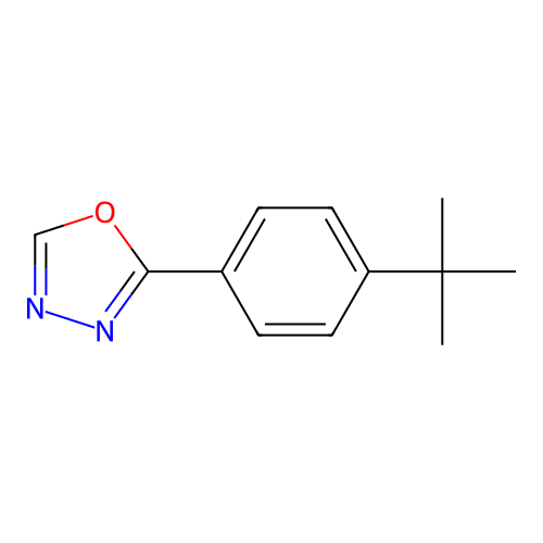 1,3,4-Oxadiazole, 2-[4-(1,1-dimethylethyl)phenyl]- structure
