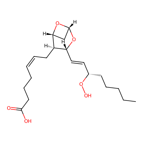 15-Hydroperoxythromboxane A2 structure