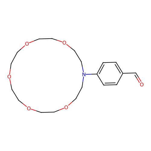 4-(1,4,7,10,13-Pentaoxa-16-aza-cyclooctadec-16-yl)-benzaldehyde structure