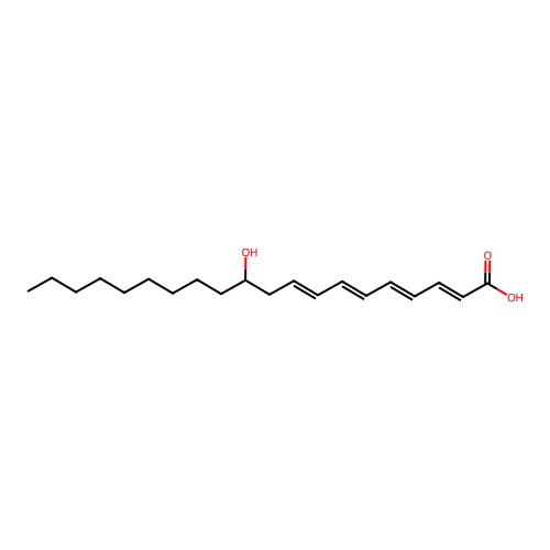 Eicosatetraenoic acid, 11-hydroxy- structure