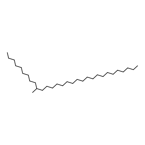 10-Methyl-triacontane structure