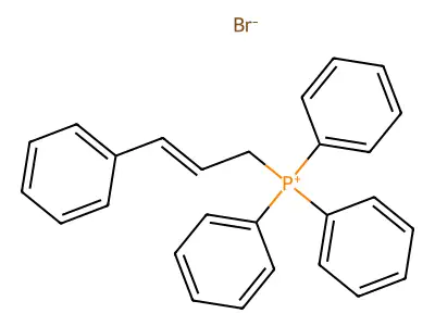 Cinnamyl(triphenyl)phosphonium;bromide structure