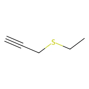 3-(Ethylsulfanyl)prop-1-yne structure