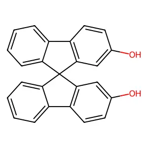 9,9'-Spirobi[fluorene]-2,2'-diol structure