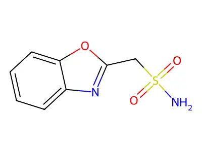 2-Benzoxazolemethanesulfonamide structure