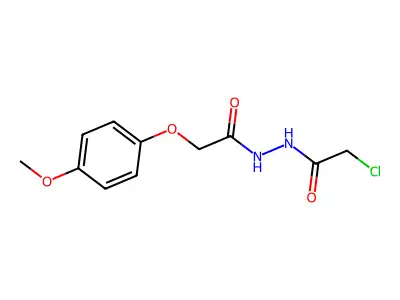 N'-(2-chloroacetyl)-2-(4-methoxyphenoxy)acetohydrazide structure