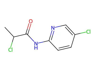 2-chloro-N-(5-chloropyridin-2-yl)propanamide structure