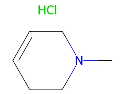 1-Methyl-1,2,3,6-tetrahydropyridine hydrochloride structure