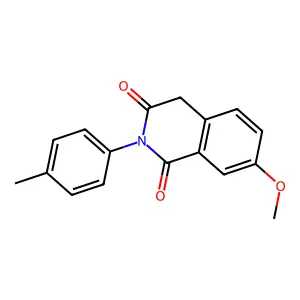 7-Methoxy-2-(4-methylphenyl)-1,3(2H,4H)-isoquinolinedione structure