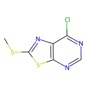 7-Chloro-2-methylsulfanyl-[1,3]thiazolo[5,4-d]pyrimidine structure