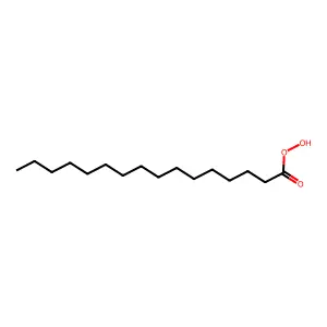 Hexadecaneperoxoic acid structure